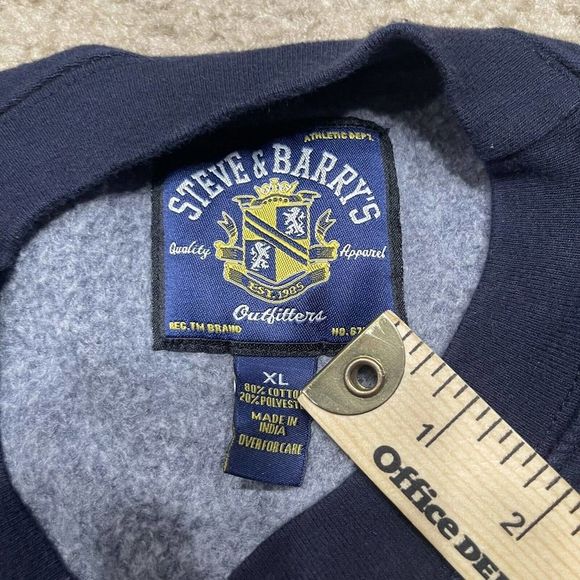 Vintage University of Michigan Steve and Barry’s Crew Sweatshirt XL Embroidered - Picture 4 of 8